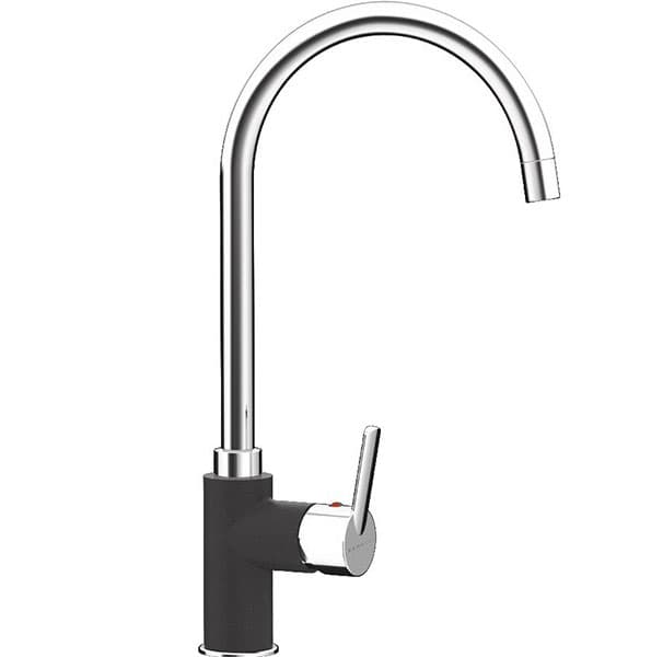 Slavina za lavabo ili sudoperu Schock Simi - crna