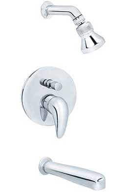 Rosan Uzidna baterija za kadu sa izlivom i zidnim tušem JP31301