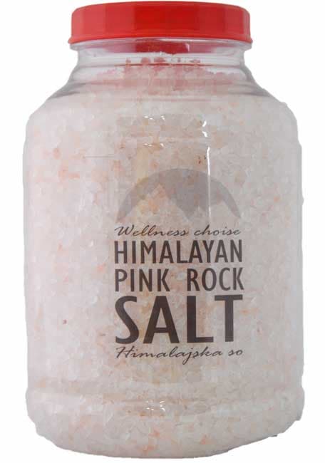 Himalajska so granulacije 2-5mm Pink 2.7kg Tegla 2022020