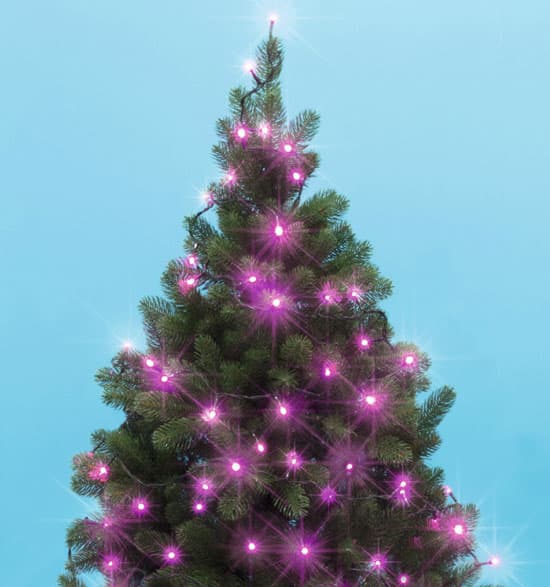 Novogodišnje lampice za jelku 100 roze LED dioda KII100/P