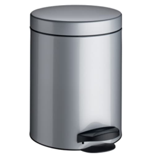 Meliconi Kanta za otpatke 5L Mat hrom 304051