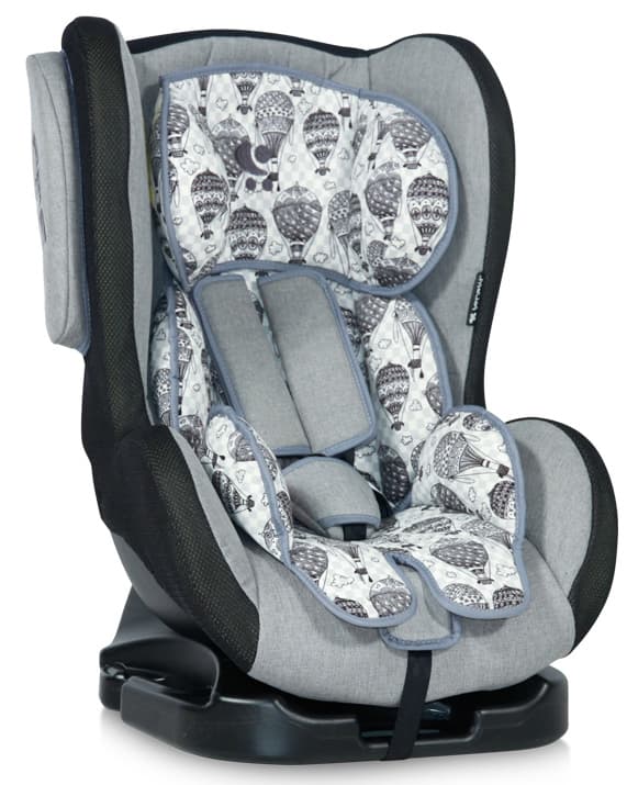 LORELLI Autosedište TOMMY + SPS 0-18kg Black and Grey Baloons