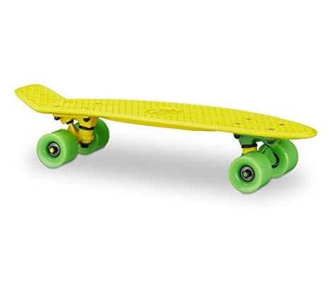 Skejtbord Relaxdays Žuti 57cm 10022271Y