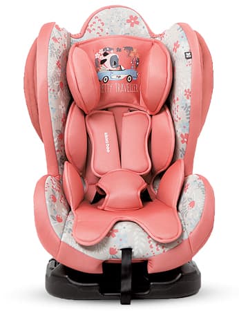 KIKKA BOO Autosedište BON VOYAGE + SPS 0-25kg Pink Flowers