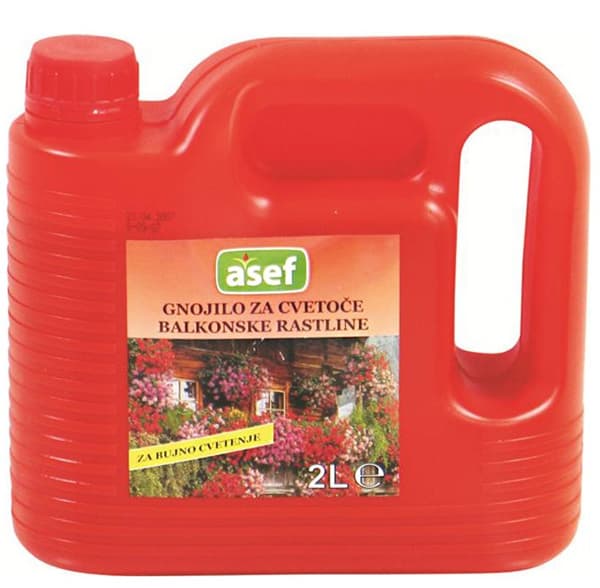Tečno mineralno đubrivo za cvetne biljke Asef SC 808 2L