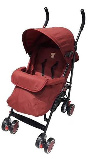 BBO Kolica za bebe ONIX PLUS tamno crvena