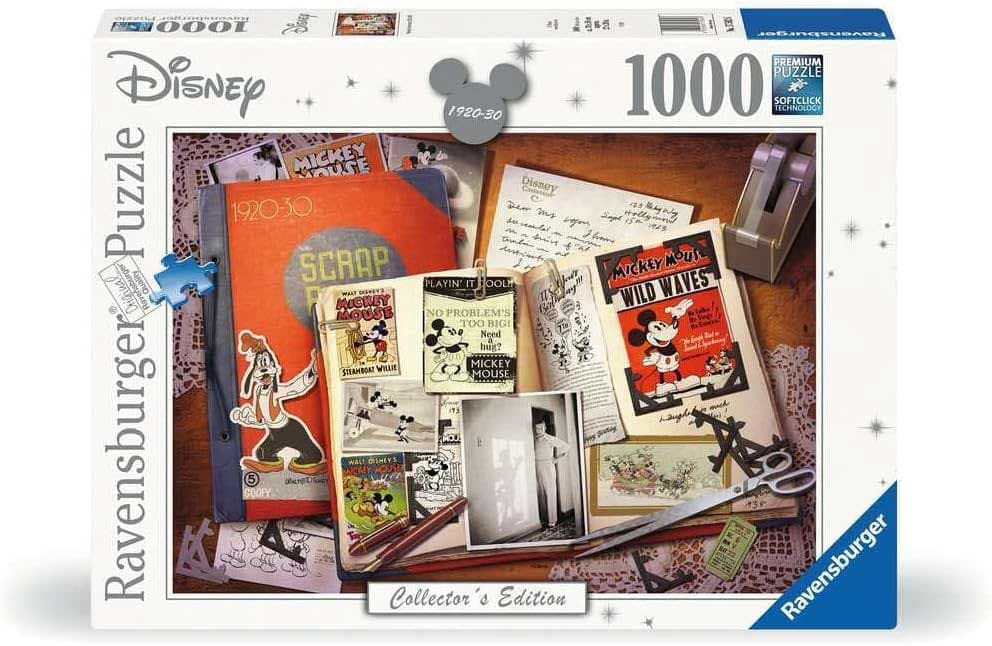 Puzzle 1000 delova Mickey 1920-1930 Disney Collectors Edition Ravensburger 17582