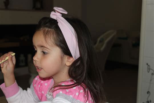 NunaNai traka za kosu koral