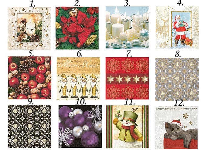 Salvete Sa Novogodišnjim Motivima