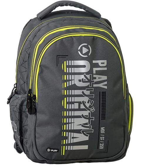 Školski ranac Play Zetta Original grey 162161