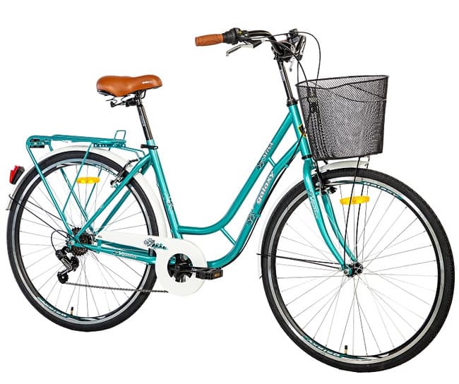 Ženski bicikl Galaxy Atina 28/6 tirkiz