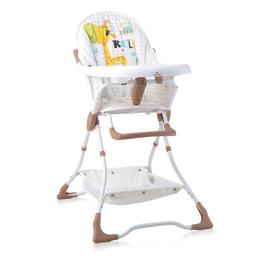 LORELLI Stolica za hranjenje BONBON Beige and White Giraffe