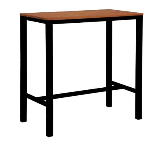 Baštenski barski sto Mediteraneo 110x60 crni