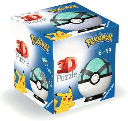 3D Puzzle slagalica Poke lopta Net Pokemon 54 dela Ravensburger 11581