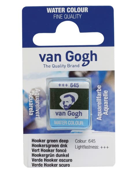 TALENS Van Gogh Water Colour Pan - Akvarel boja u panu TAMNO ZELENA 2x13g 687645