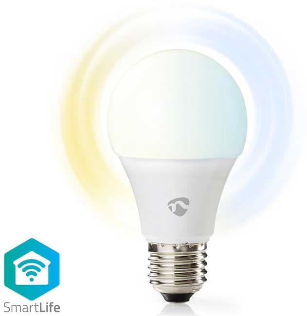 Smart Wi-Fi LED sijalica podesive boje osvetljenja E27 9W Nedis WIFILW10WTE27