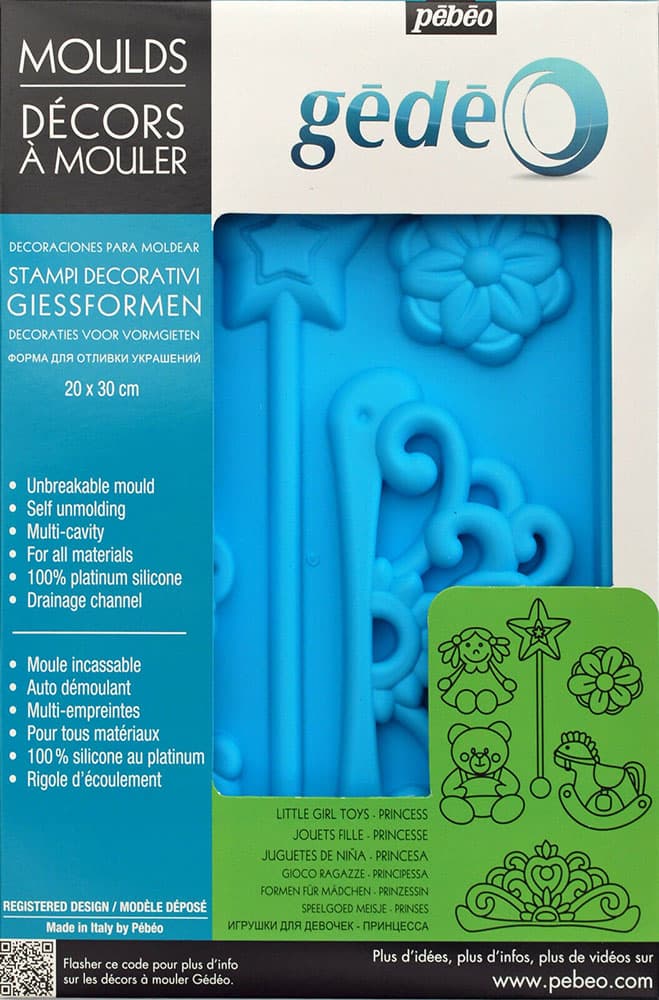 PEBEO Gedeo Mould Little Girl Toys - Princess - Kalup za livenje DEVOJČICA 30 x 20cm 667025