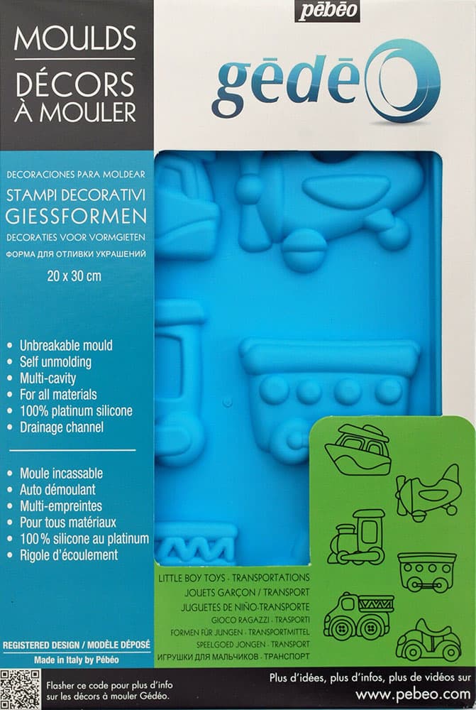 PEBEO Gedeo Mould Little Boy Toys - Transportation - Kalup za livenje DEČAK 30 x 20cm 667026