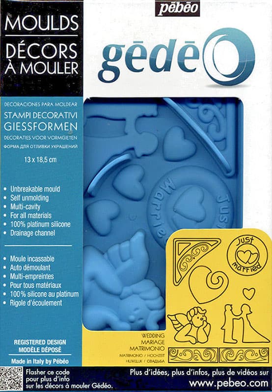 PEBEO Gedeo Mould Wedding - Kalup za livenje VENČANJE 13 x 18.5cm 667023