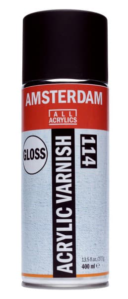 TALENS Amsterdam Acrylic Varnish Glossy 114 - Akrilni lak u spreju 400ml sjajni 683062