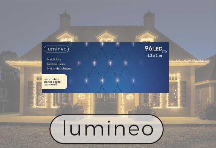 Lumineo Novogodišnja LED mreža za spoljnu i unutrašnju upotrebu 1 x 1.3 m 49.4871