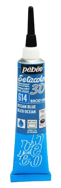 PEBEO Setacolor 3D - Brod line Effect - Reljefna boja za tekstil Ocean Blue 20ml 664687