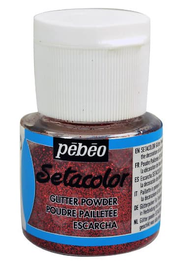 PEBEO Setacolor - Glitter Powder - Šljokice 10gr CRVENA 664950
