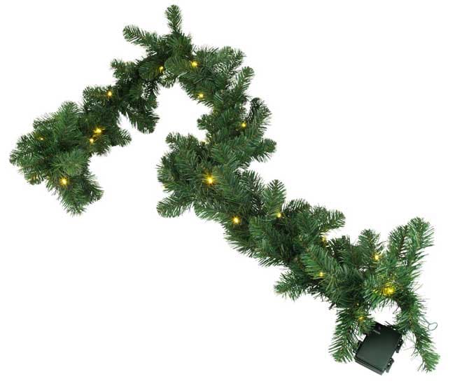 Novogodišnja girlanda sa LED lampicama na baterije 200 cm