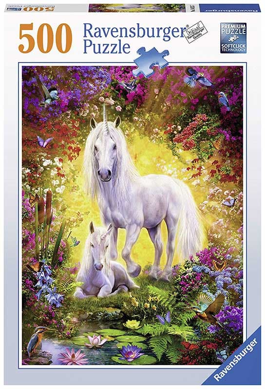 Ravensburger Puzzle 500 delova - Jednorog i ždrebe 14825