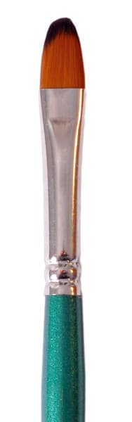 POP BRUSH 090 - Četkica filbert - zelena drška br.6 - 3 kom. 628306