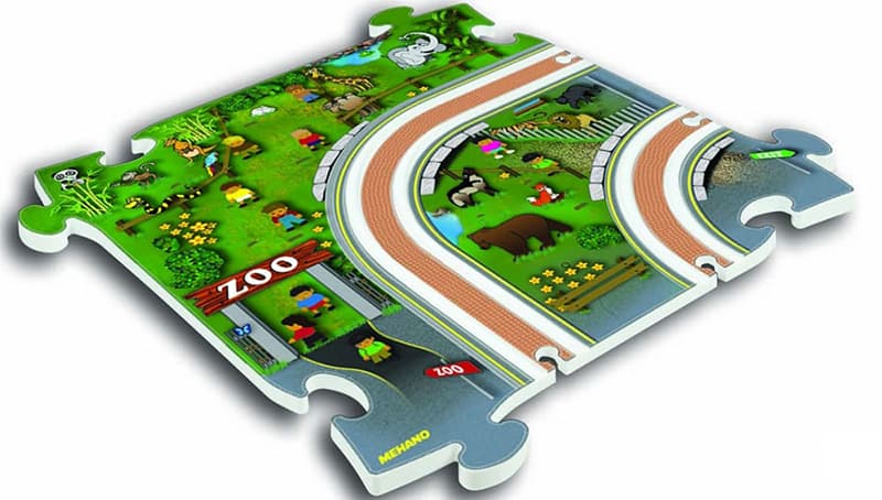 MEHANO My First Train Puzzle podloga - deo - ZOO E238