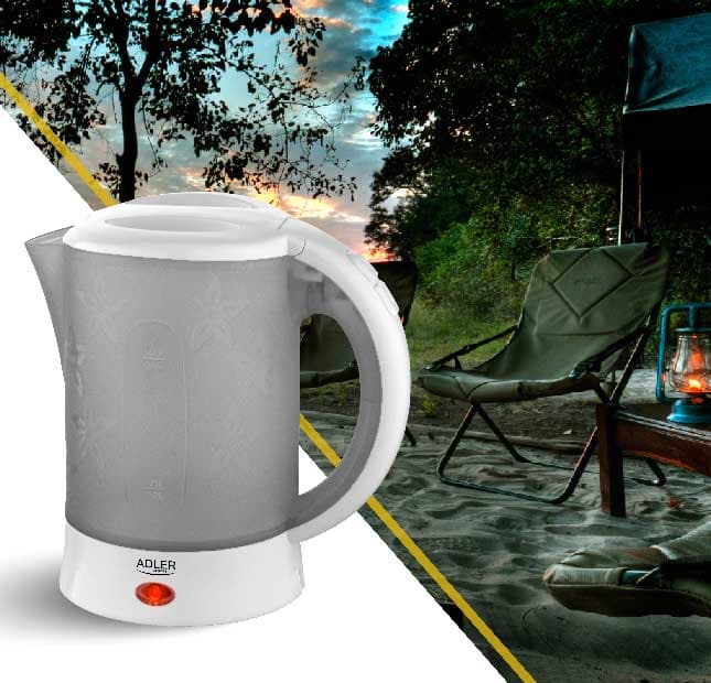 Adler Putni električni bokal Ketler Sa šoljicama i kašičicama AD1268 0.6L