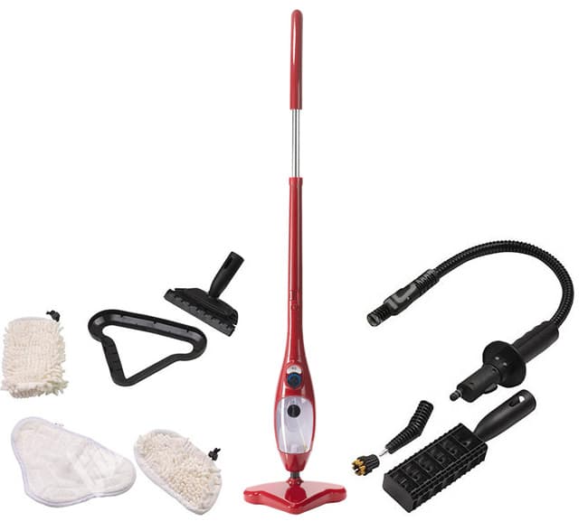 Paročistač 5 u 1 Komplet Sa Svim Dodacima Colossus CSS-4100C Crveni