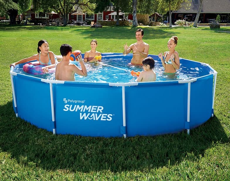 Okrugli bazen sa metalnim ramom 366x76cm Summer Waves Sa filter pumpom