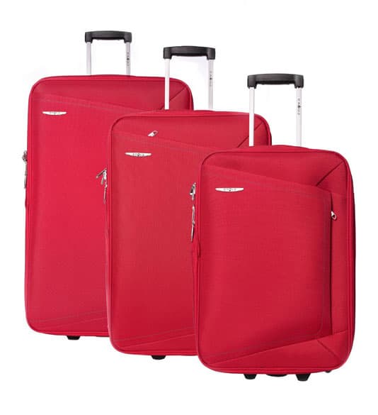 Enova Proširivi Koferi za putovanja 76/66/55cm Leon Red 515140
