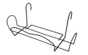 Balkonska korpa Marija 50cm srebrno-crna 2231 5kom