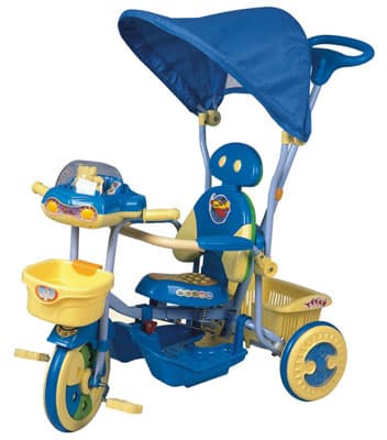 Tricikl sa tendom plavi LB860