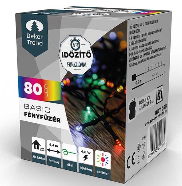 Novogodišnje lampice na baterije Multicolor 80 LED KDT 085