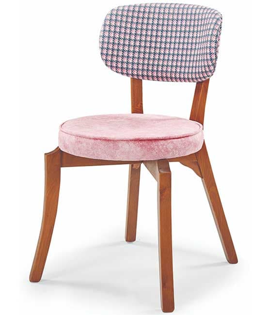 Trpezarijska stolica Ege Orah Bež