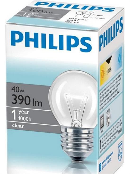Philips standardna sijalica E27 40W PS027