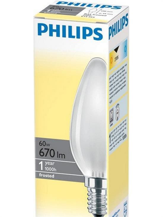 Philips standardna sijalica E14 60W PS018