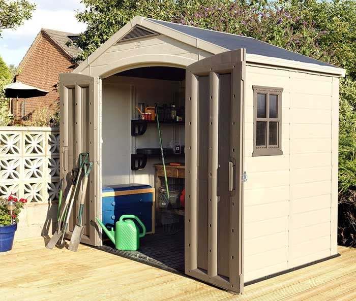 Pomoćna baštenska montažna kućica - Šupa Keter Factor bež 230451