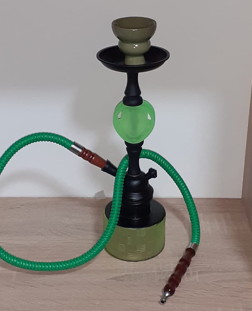 Nargila Alcan 38-40cm mat srce zeleno 6358