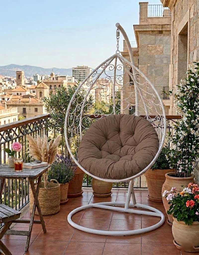 Jastuk Za Gnezdo Baštensku Ljuljašku 120 cm Brown