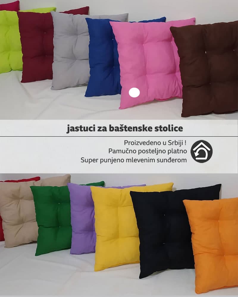 Jastuk Za Baštensku Stolicu 30 x 30 cm Pink