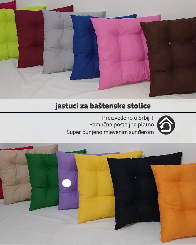 Sedalica Jastuk Za Baštensku Stolicu 30 x 30 cm Purple