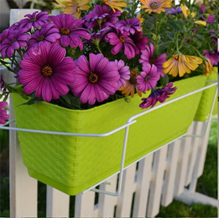 5 žardinjera sa 5 žica - zelena boja