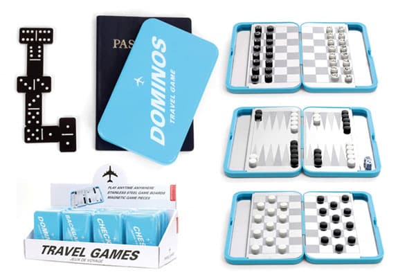 Kikkerland Set retro društvenih igara za put GG56-A