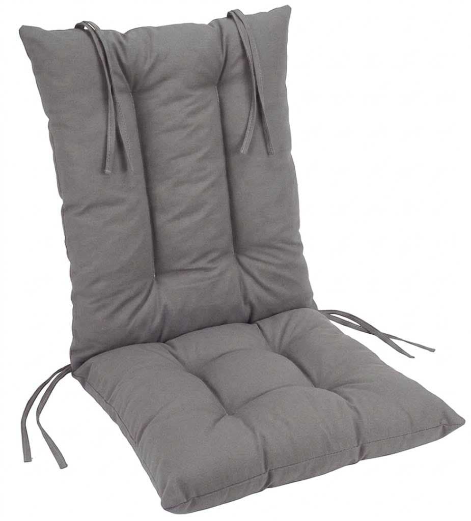 Jastuk Za Stolicu Sa Naslonom 1 kom. 40 x 80 cm GREY