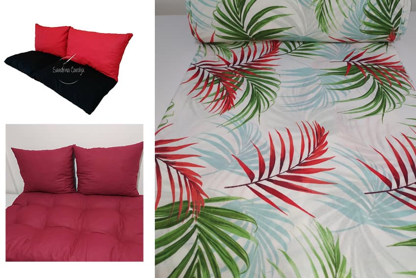 Jastuci za garniture od paleta - 100 x 50 x 50 cm - Flora